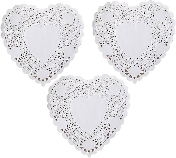 Heart Paper Doilies by Tim%26Lin