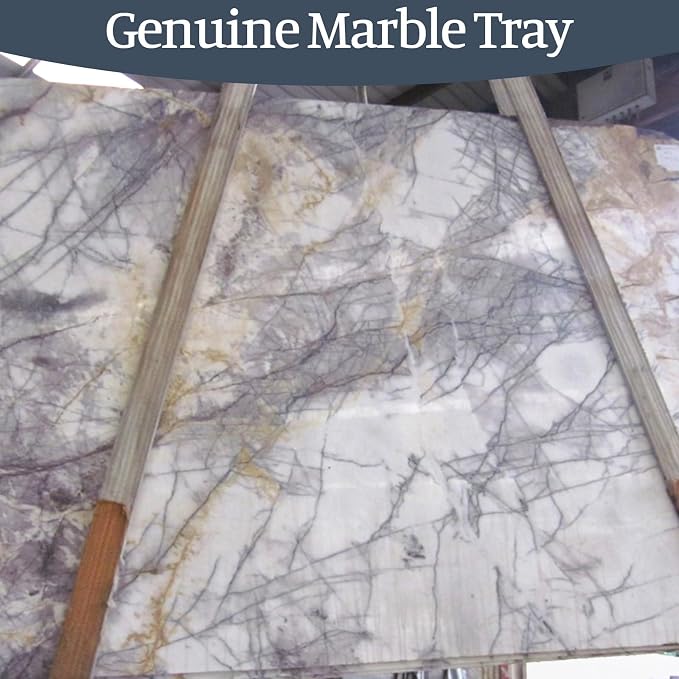 Natural Marble Tray, Catchall for Perfume, Jewelry Dish Milas Lilac - Image 7