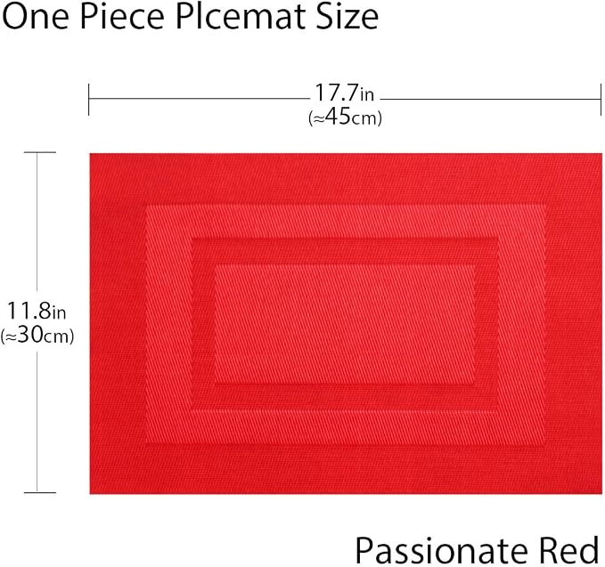 PIGCHCY Placemats, Durable Placemats - Image 2