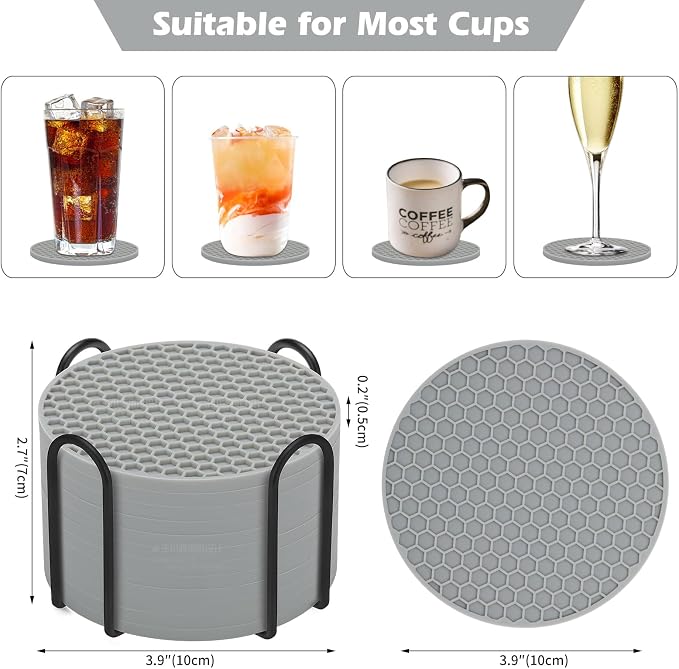 TWTLi Silicone Coasters Set of 12 - Image 2