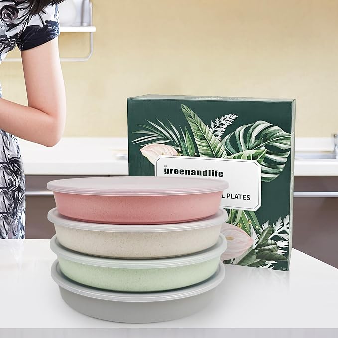 9 Inch 4PCS Divided Plates - Image 6