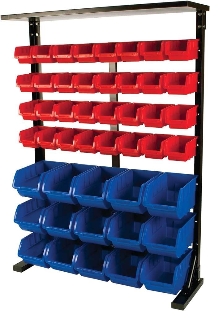 Performance Tool W5193 Half Bulk Bin Storage Rack by PerformanceTool