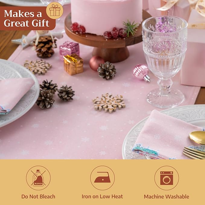 Maison d' Hermine Table Runner 100% Cotton 14.50" x 72" | Table Runners 72 - Image 5
