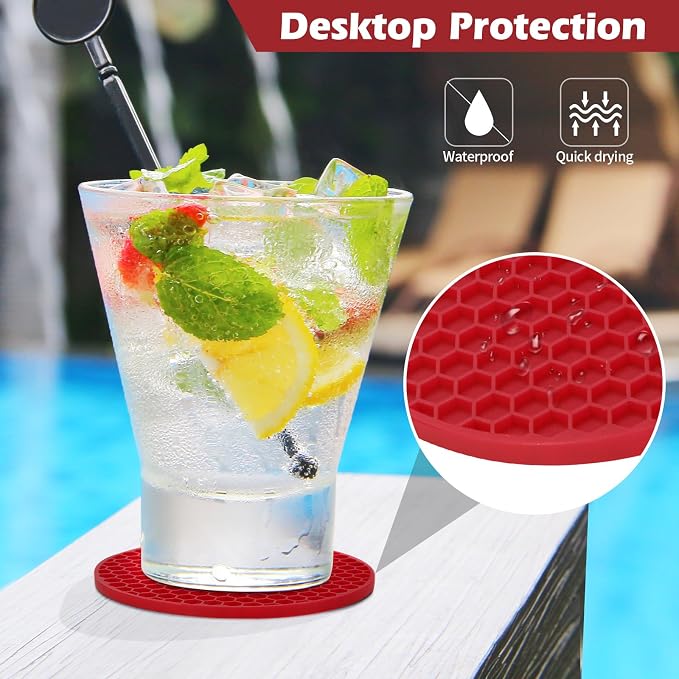 Silicone Coaster Set of 16 - Image 5