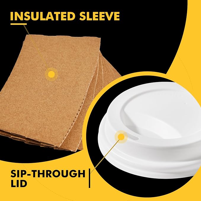 RACETOP 12 oz Paper Coffee Cups - Image 4