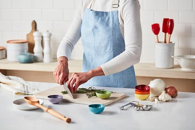Le Creuset Set Of 6 Vancouver Pinch Bowls 2 Oz White - Image 6