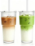 Haundry 20oz Ribbed Glass Cups by Haundry