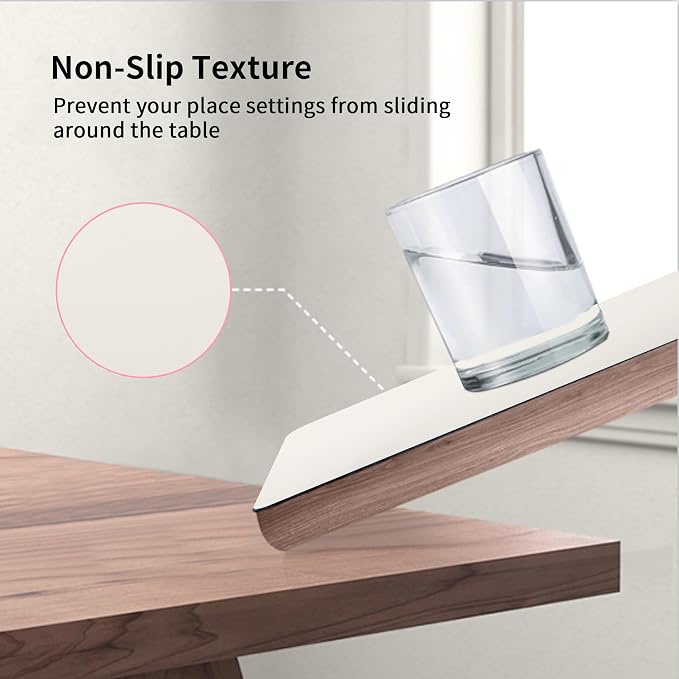 Maxpearl Faux Leather Placemats Set of 6 - Image 5