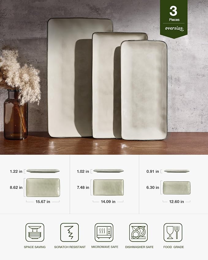 Famiware Serving Platters Set of 3 Sizes - Image 2