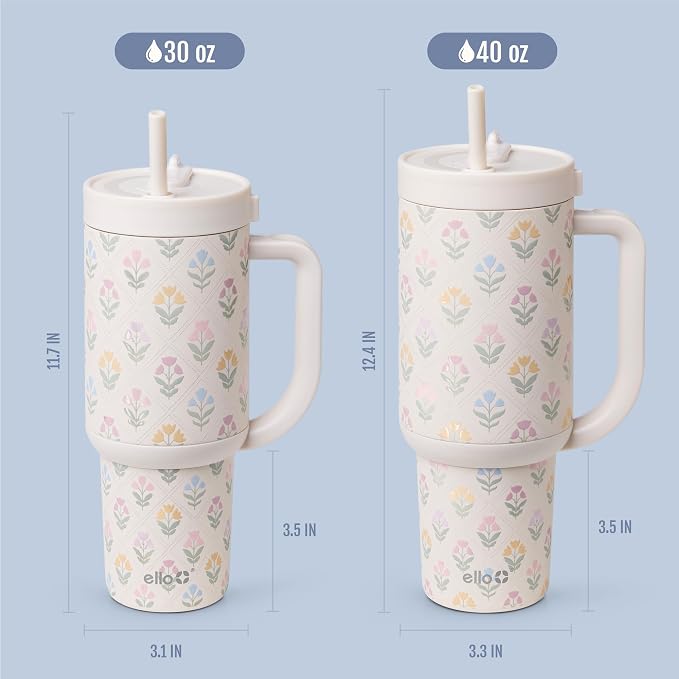 Ello Oasis 40oz Insulated Stainless Steel Tumbler - Image 8