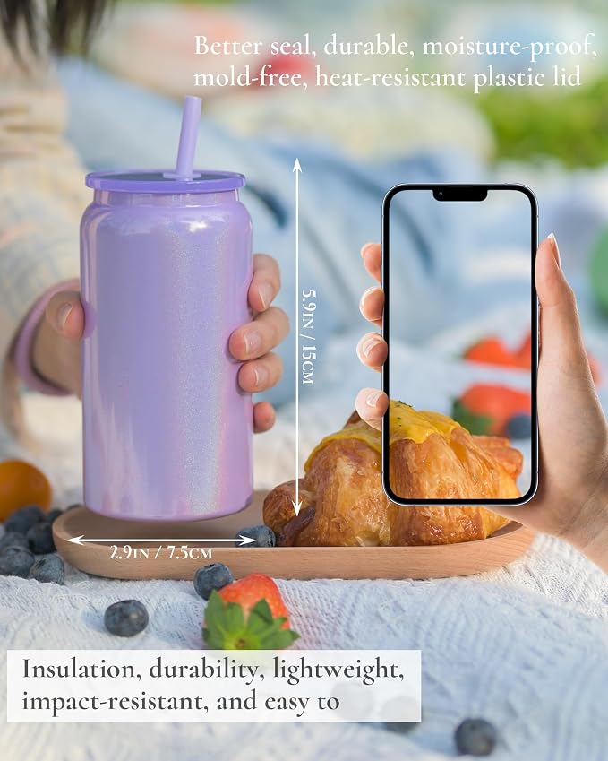 6 Pack 16 oz Tumbler, Insulated Tumbler - Image 2