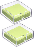 Boao 2 Pieces Acrylic Cocktail Napkin Holder by Boao