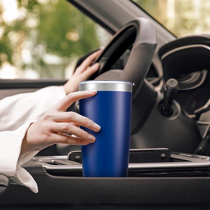 20 oz Tumbler with Lid Stainless Steel Insulated Tumblers Cups Travel Mug | - Image 5