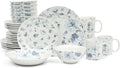 Martha Stewart Empress Bouquet 30 Piece Decorated Porcelain Chip and Scratch by MarthaStewart