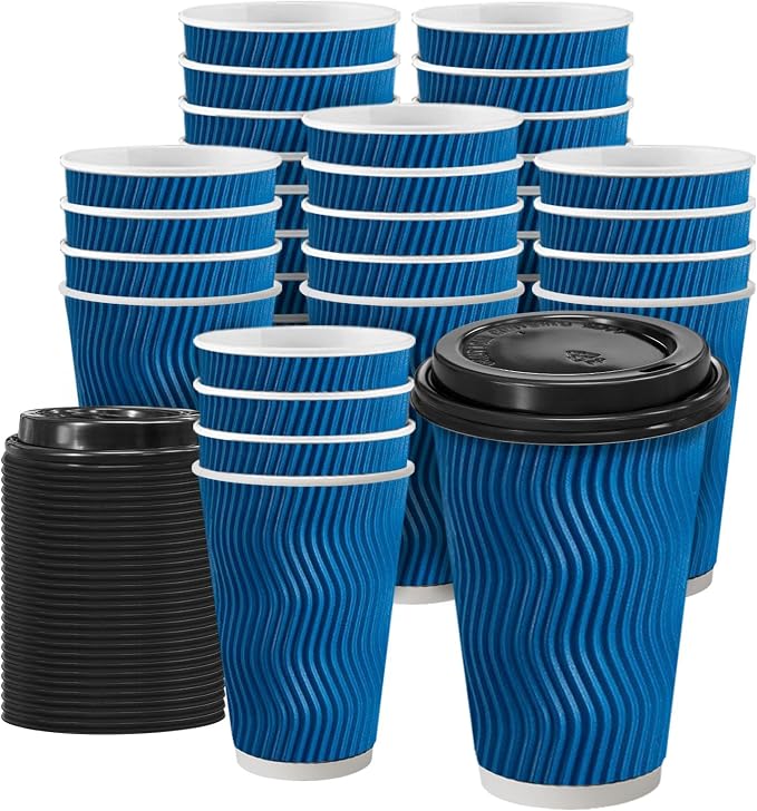 Clawsoff 100 Pack 16 oz Coffee Cups by BuyNow