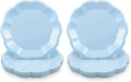 NatNarr 30 pcs Light Blue Plates 7 inch Scalloped Blue Dessert Cake Plates Cute by NatNarr