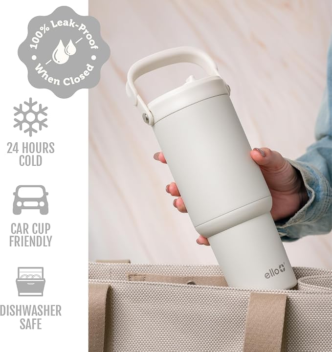 Ello Oasis Go+ 32oz Insulated Stainless Steel Tumbler - Image 4
