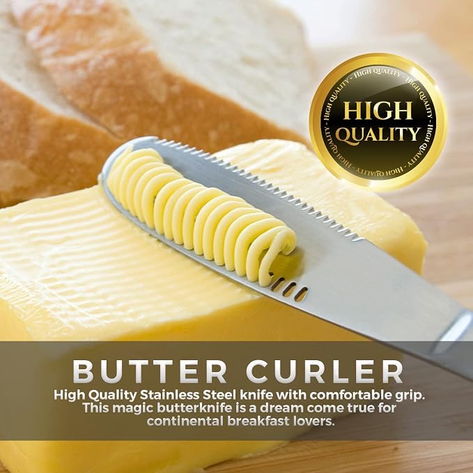 Stainless Steel Butter Spreader knife, Butter Knife - 3 in 1 Kitchen Gadgets - Image 7