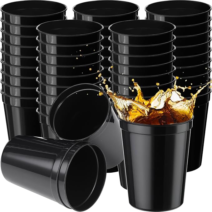 Yungyan 300 Pack 16 oz Stadium Cups Reusable Plastic Cups Blank Drink Stadium by Yungyan