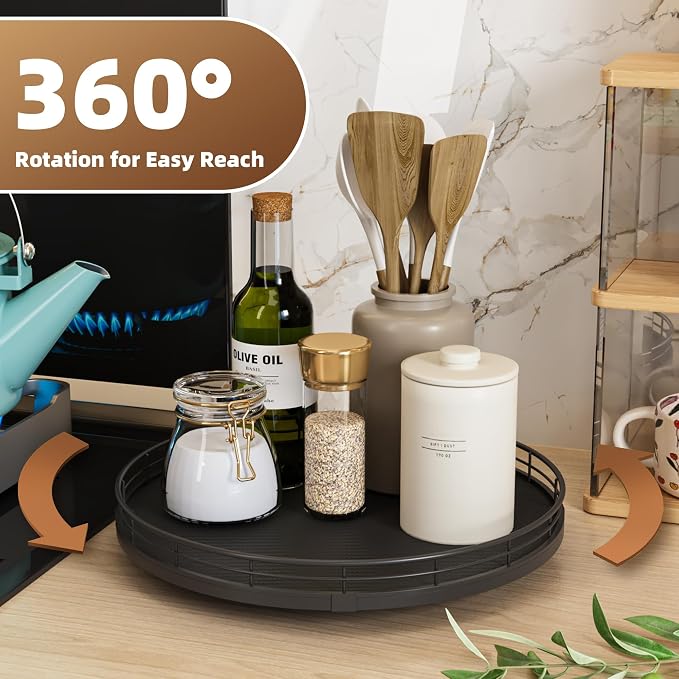 12" Lazy Susan Turntable Organizer - Image 3