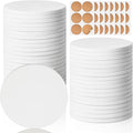 48 PCS Ceramic Tiles for Crafts, Unglazed Matte Coasters by GOHDODD