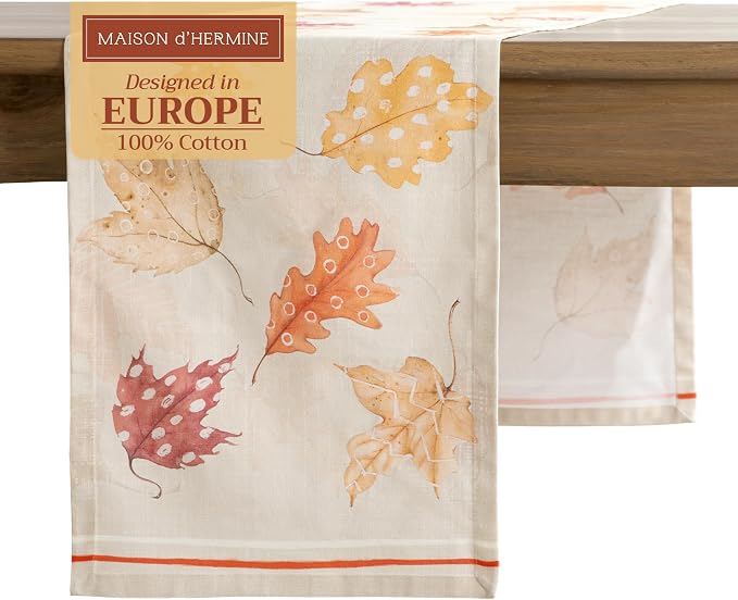 Maison d' Hermine Table Runner 100% Cotton 14.50" x 108" | Table Runners 108 by MaisondHermine