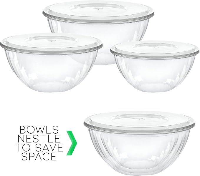 PLASTICPRO Disposable Round Crystal Clear Serving Bowls - Image 7