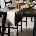 Avigers Table Runner 12 x 108 Inch, Tassels | Faux Silk double-layer accent by Avigers