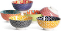 Metahom Dessert Bowls, Small Colorful Bowls 10 Oz, Ceramic Bowl Set by Metahom