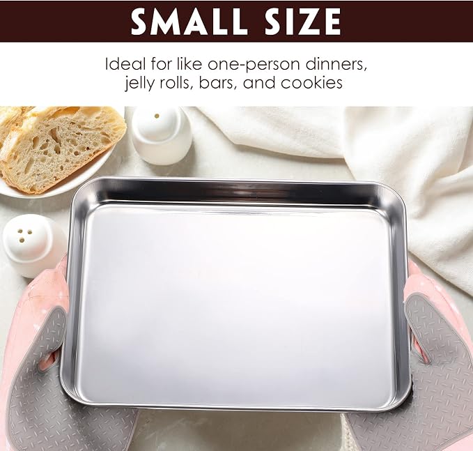Zopeal 12 Pcs Metal Serving Trays - Image 3