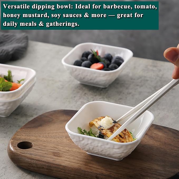 Kyraton Dip Bowls Set 6pcs 6oz, Condiment Server - Image 7
