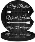 2pcs Stay Positive Car Coasters, Absorbent Universal neoprener Cup Holder by Unknown