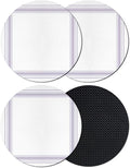 Minimalist Grid Coasters Set of 4 Absorbent Coasters by Unknown