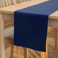 Encasa XO Table Runner, Cotton Canvas Dining Runner 13"x59" | Scotch Blue by EncasaXO