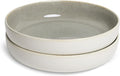 SANGO Resona Moss Large Serving Bowl, 64.25 oz, Salad & Dinner, Big Ceramic by Sango