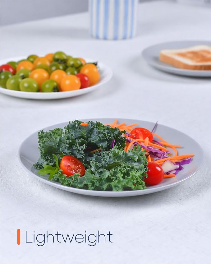 8.5 Inch Salad Plate Set of 6, fruit and versatile kitchen serving - Image 5