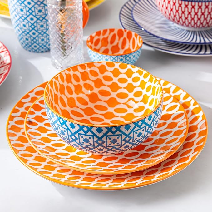 Ceramic Soup Bowls Set - 23 Oz Deep Cereal Bowl - Image 6