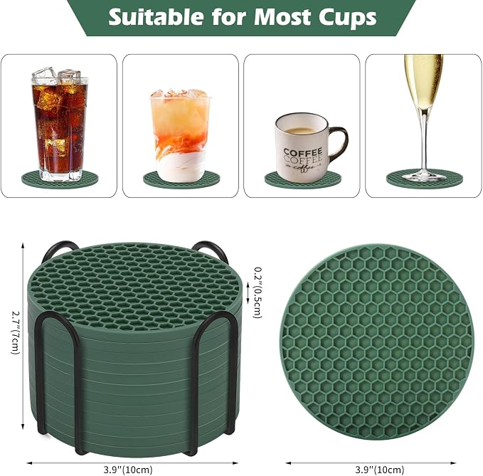 TWTLi Silicone Coasters Set of 12 - Image 4