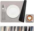 Vinyl Placemats Set of 4, Dual Sided Place Mats by Banchif