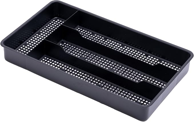 Dial Industries Small Utensil Silverware Kitchen Drawer Organizer, spoons and by DialIndustries