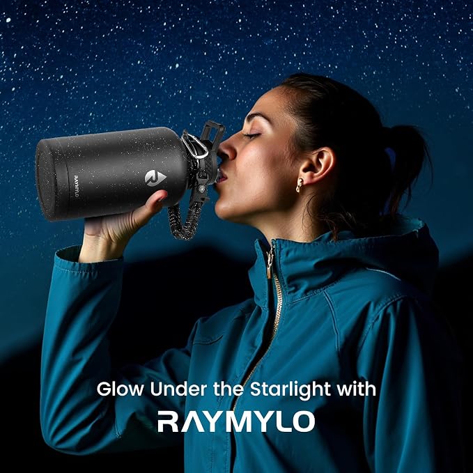 RAYMYLO Insulated Water Bottle 64 oz, Triple Wall Vacuum Stainless Steel | - Image 2