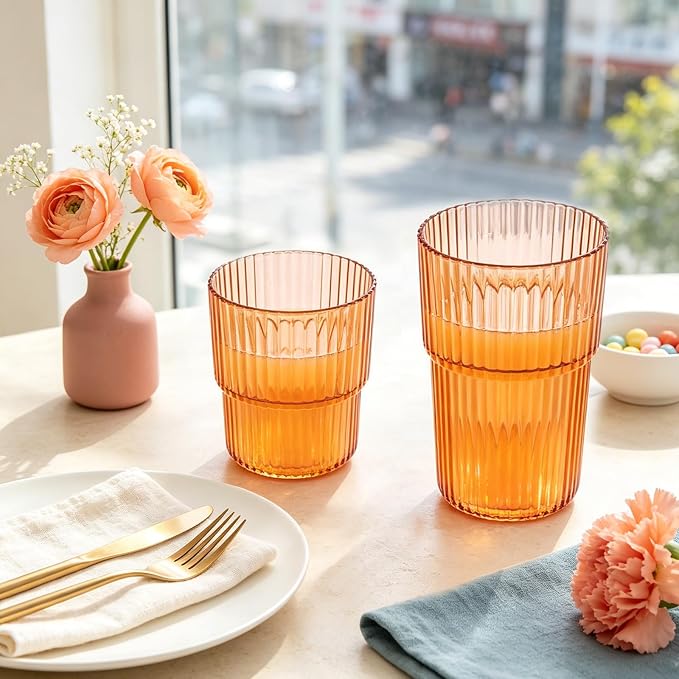 12 Pack Plastic Wine Glasses, 16 Oz Highball Glasses & 12 Oz Cocktail Glasses - Image 3
