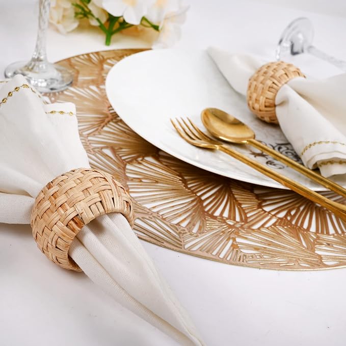 ALPHA Living HOME Farmhouse Napkin Rings - Image 8