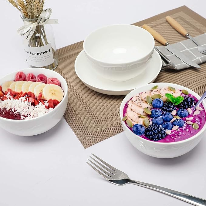 amhomel 6-Pack 24 Ounce Cereal Bowls - Image 2
