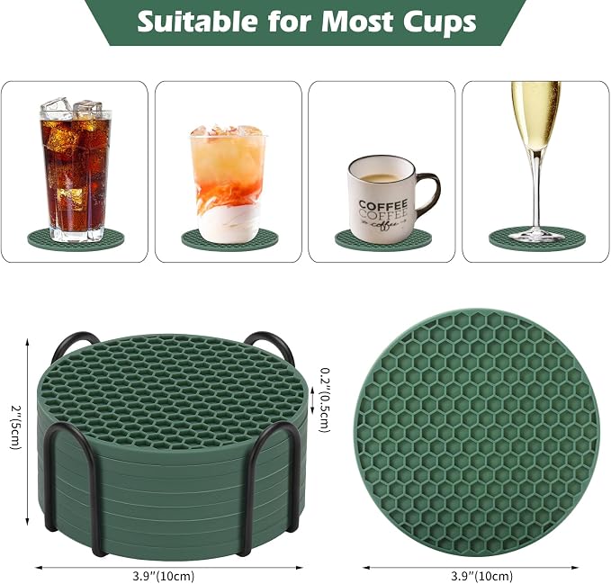 TWTLi Silicone Coasters Set of 8 - Image 4