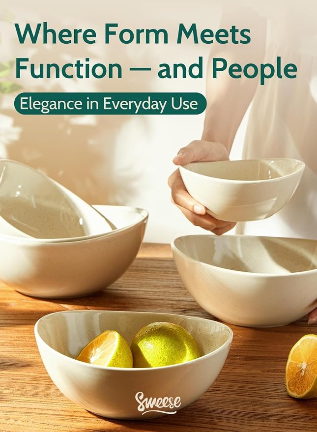 Sweese Porcelain Serving Bowls Set - Image 5