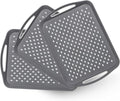 17.7" x 12.5" Anti-Slip Serving Trays by Kazozobi