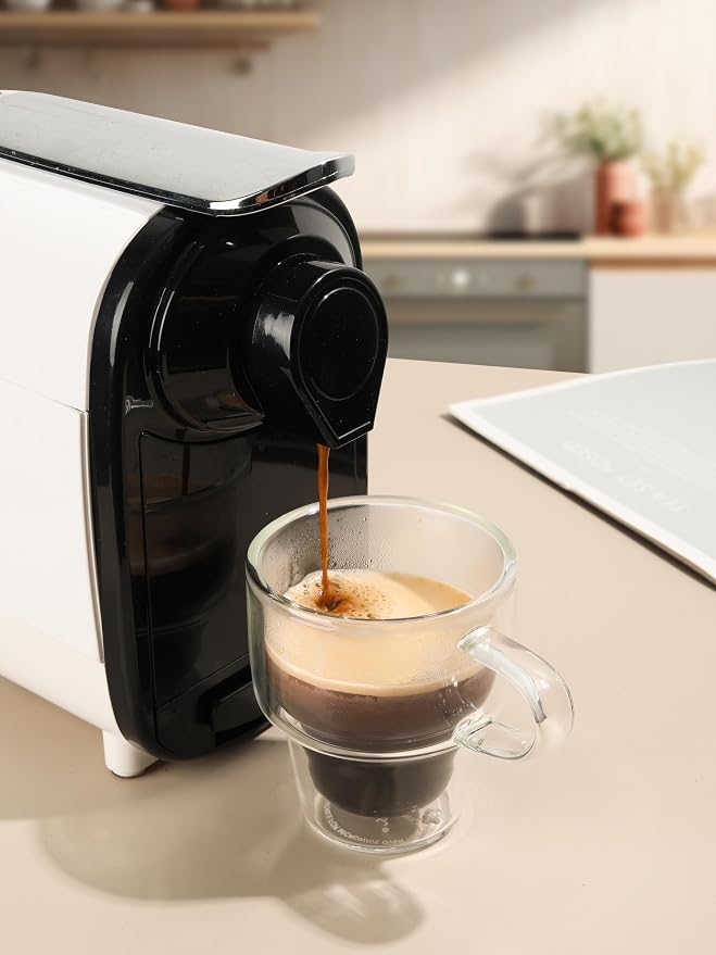 NIRA.Z 4 Pack Double Wall Glass Coffee Mugs 10 OZ Insulated Espresso Cups - Image 5