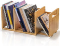ZOOFOX Bamboo Desktop Bookshelf, Expandable Desktop Organizer, Small Display by zoofox