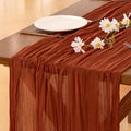Cheesecloth Table Runner Summer Boho Wedding Birthday Party Home Decor | by Socomi